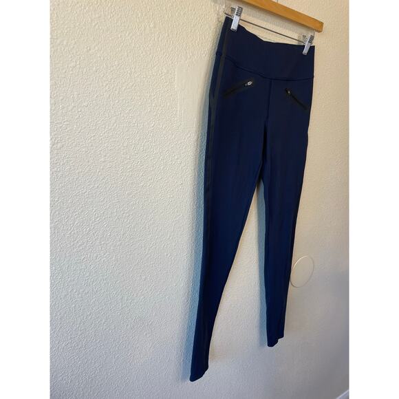 SPANX FD3715 Every Wear Tech Tape Leggings Lapis Blue Minimalist Small - Picture 14 of 14